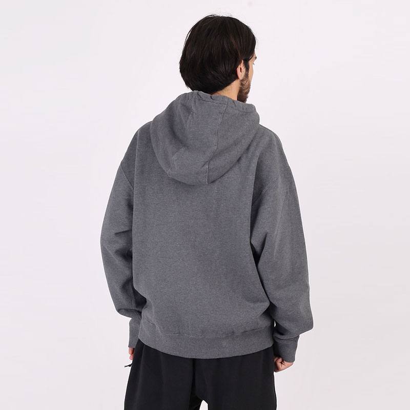 мужская серая толстовка Nike NikeLab Washed Hoodie CZ5350-071 - цена, описание, фото 5